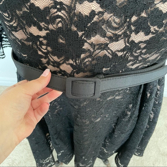 NWT CityChic Black & Tan lace dress - Picture 4 of 12